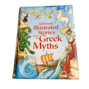 Usborne Illustrated Stories from the Greek Myths Hardcover Childrens‎ Book